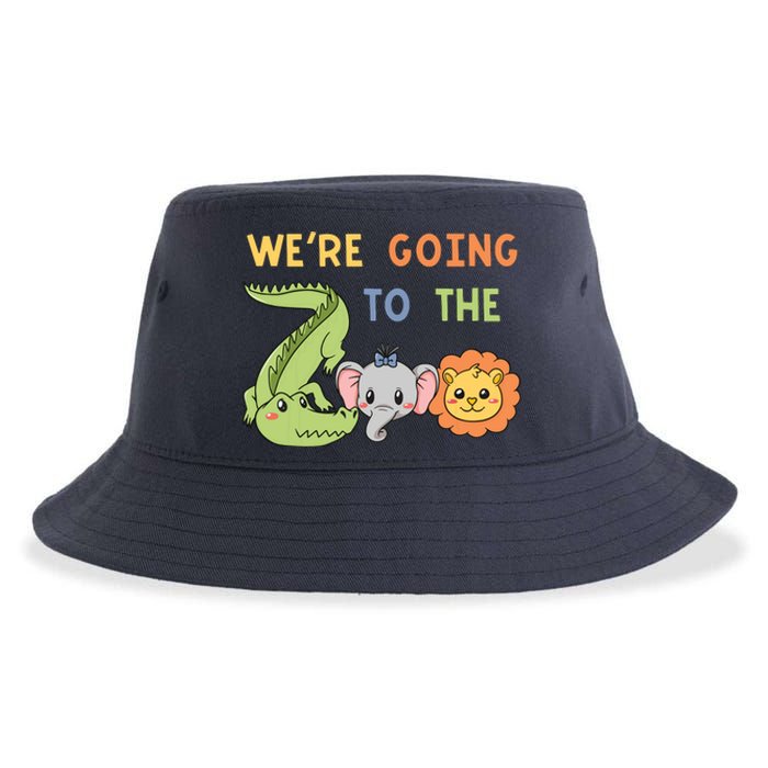 Zoo Crocodile Elephant Lion Animal Park Zookeeper Sustainable Bucket Hat