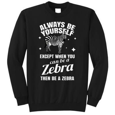 Zebra Costume Gift Zoo Stripes Wildlife Tropic Wilderness Sweatshirt