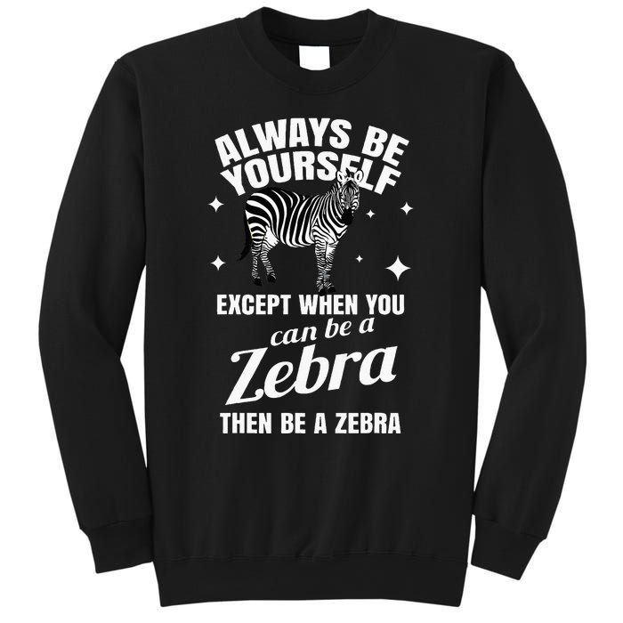 Zebra Costume Gift Zoo Stripes Wildlife Tropic Wilderness Sweatshirt