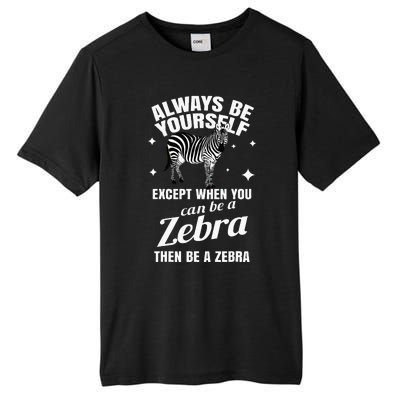 Zebra Costume Gift Zoo Stripes Wildlife Tropic Wilderness Tall Fusion ChromaSoft Performance T-Shirt