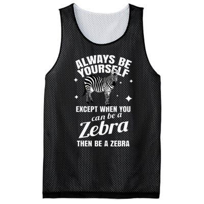 Zebra Costume Gift Zoo Stripes Wildlife Tropic Wilderness Mesh Reversible Basketball Jersey Tank