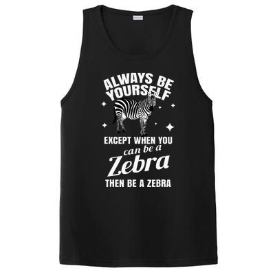 Zebra Costume Gift Zoo Stripes Wildlife Tropic Wilderness PosiCharge Competitor Tank