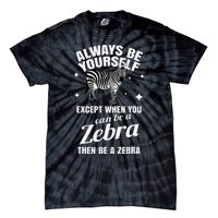 Zebra Costume Gift Zoo Stripes Wildlife Tropic Wilderness Tie-Dye T-Shirt