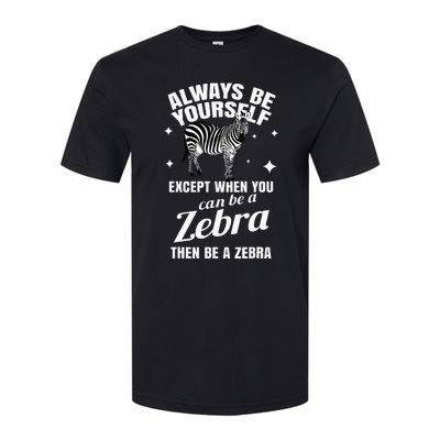 Zebra Costume Gift Zoo Stripes Wildlife Tropic Wilderness Softstyle CVC T-Shirt