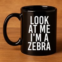 Zebra Costume Group Easy Outfit For Halloween 11oz C Handle Ceramic Mug