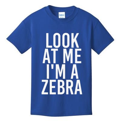 Zebra Costume Group Easy Outfit For Halloween Kids T-Shirt