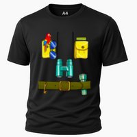 Zookeeper Costume Halloween DIY Jungle Safari Zoo Keeper Cooling Performance Crew T-Shirt