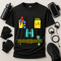 Zookeeper Costume Halloween DIY Jungle Safari Zoo Keeper Cooling Performance Crew T-Shirt
