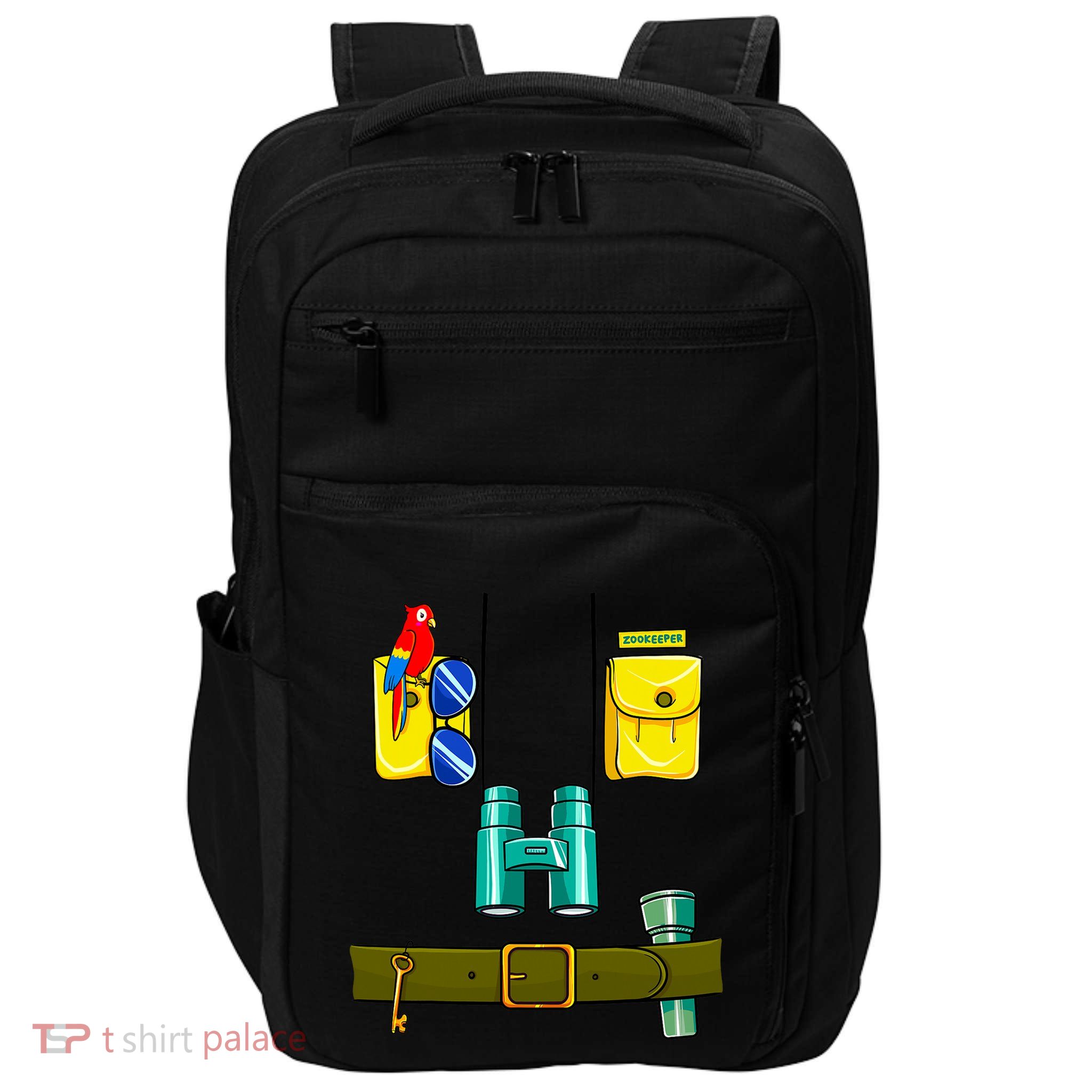 Zookeeper Costume Halloween DIY Jungle Safari Zoo Keeper Impact Tech Backpack