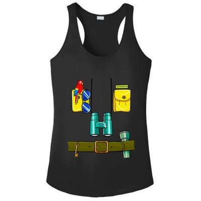 Zookeeper Costume Halloween DIY Jungle Safari Zoo Keeper Ladies PosiCharge Competitor Racerback Tank