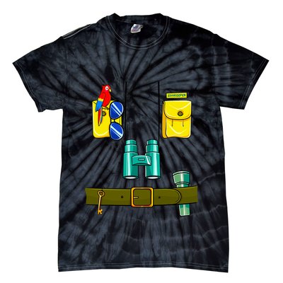 Zookeeper Costume Halloween DIY Jungle Safari Zoo Keeper Tie-Dye T-Shirt