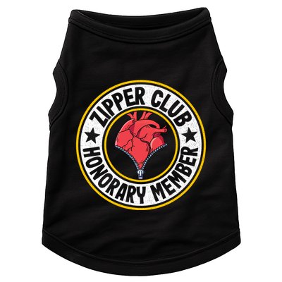 Zipper Club Honorary Member Bypass Open Heart Surgery Gift Doggie Tank