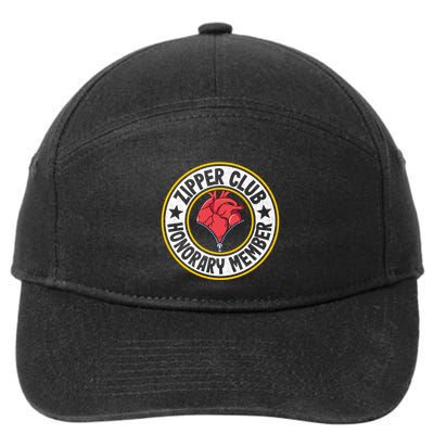 Zipper Club Honorary Member Bypass Open Heart Surgery Gift 7-Panel Snapback Hat