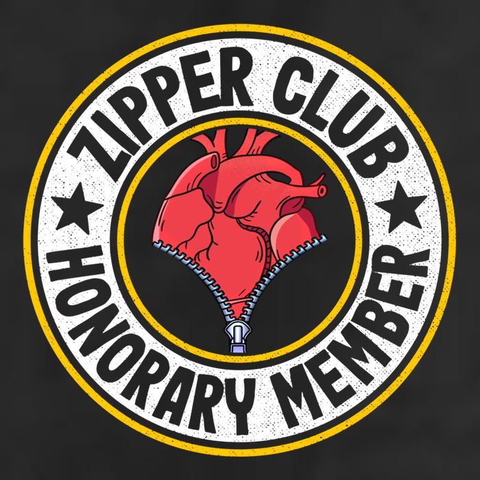 Zipper Club Honorary Member Bypass Open Heart Surgery Gift Adult Drive Performance Visor