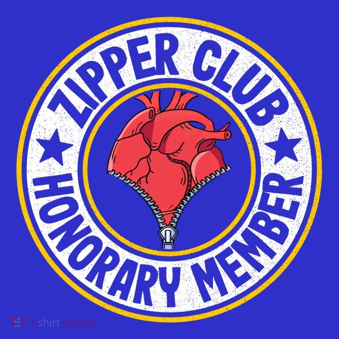 Zipper Club Honorary Member Bypass Open Heart Surgery Gift Sustainable Knit Beanie