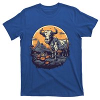 Zombie Cow Halloween Costume Scary Farm Animal Farmer T-Shirt