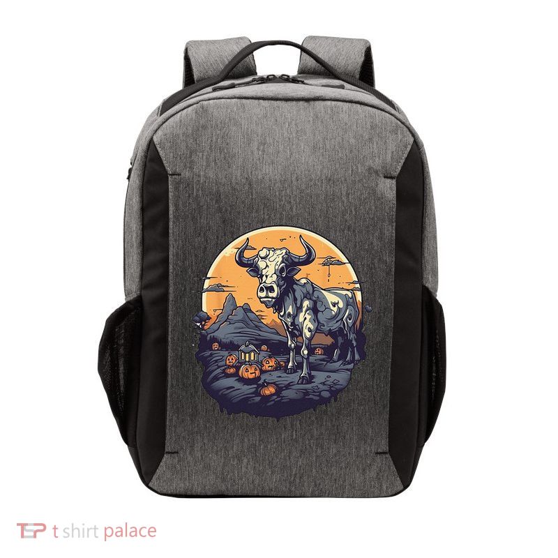 Zombie Cow Halloween Costume Scary Farm Animal Farmer Vector Backpack