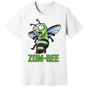 Zombee Cute Halloween Zombie Bee Pun Premium T-Shirt