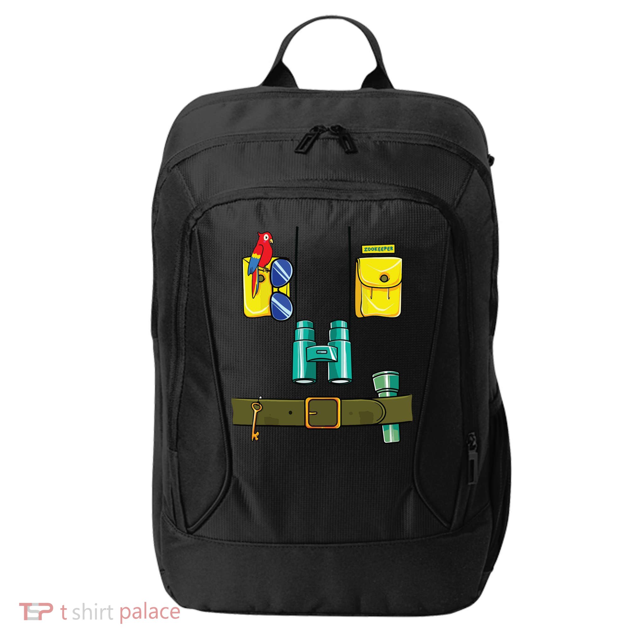 Zookeeper Costume Halloween DIY Jungle Safari Zoo Keeper City Backpack