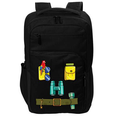 Zookeeper Costume Halloween DIY Jungle Safari Zoo Keeper Impact Tech Backpack