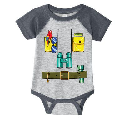 Zookeeper Costume Halloween DIY Jungle Safari Zoo Keeper Infant Baby Jersey Bodysuit