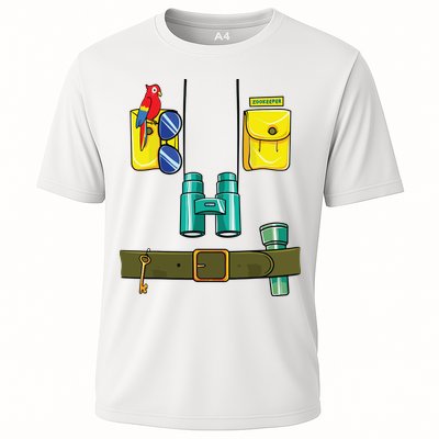 Zookeeper Costume Halloween DIY Jungle Safari Zoo Keeper Performance Shirt