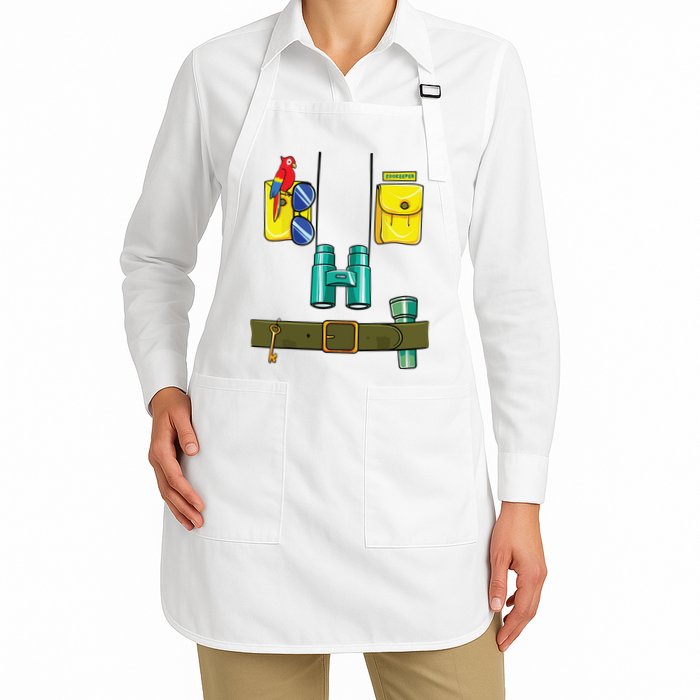 Zookeeper Costume Halloween DIY Jungle Safari Zoo Keeper Apron