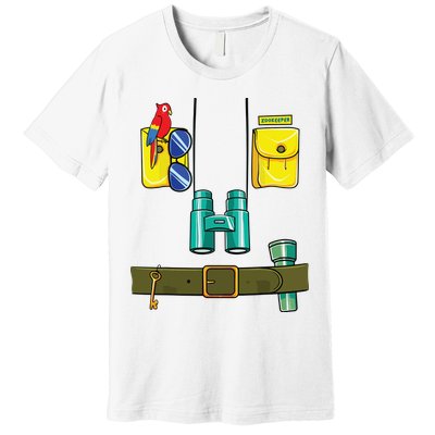 Zookeeper Costume Halloween DIY Jungle Safari Zoo Keeper Premium T-Shirt