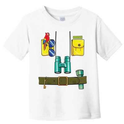 Zookeeper Costume Halloween DIY Jungle Safari Zoo Keeper Toddler T-Shirt