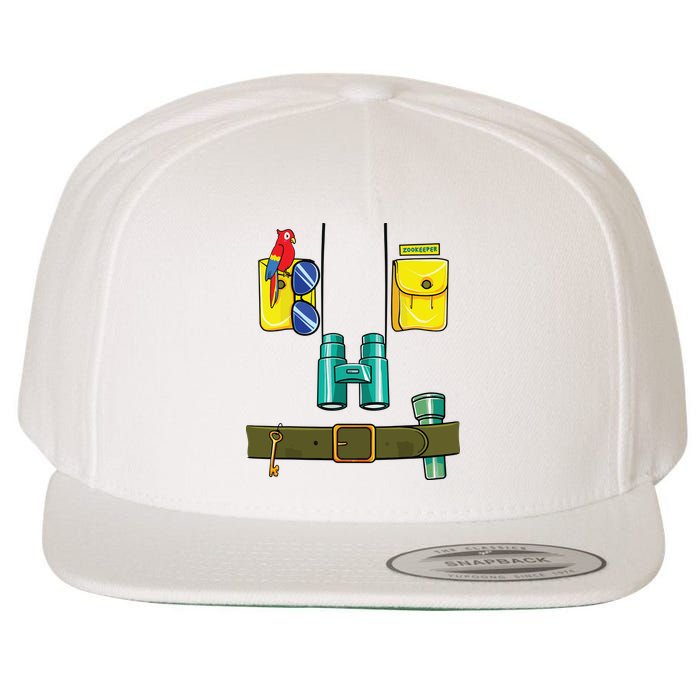 Zookeeper Costume Halloween DIY Jungle Safari Zoo Keeper Wool Snapback Cap