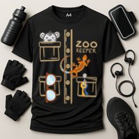 Zookeeper Costume Halloween Jungle Explorer Cooling Performance Crew T-Shirt