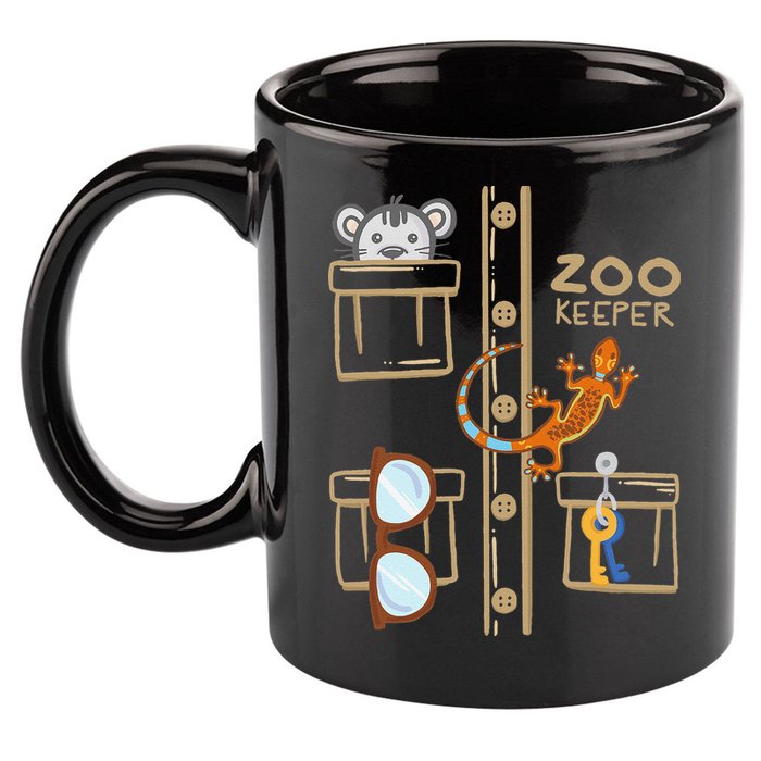 Zookeeper Costume Halloween Jungle Explorer 11oz C Handle Ceramic Mug