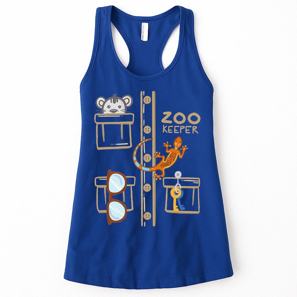 Zookeeper Costume Halloween Jungle Explorer Womens Tank Top