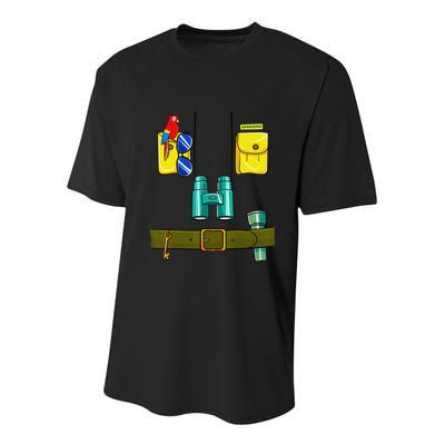 Zookeeper Costume Halloween DIY Jungle Safari Zoo Keeper Youth Performance Sprint T-Shirt