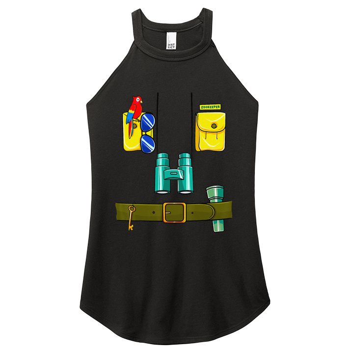 Zookeeper Costume Halloween DIY Jungle Safari Zoo Keeper Women's Perfect Tri Rocker Tank