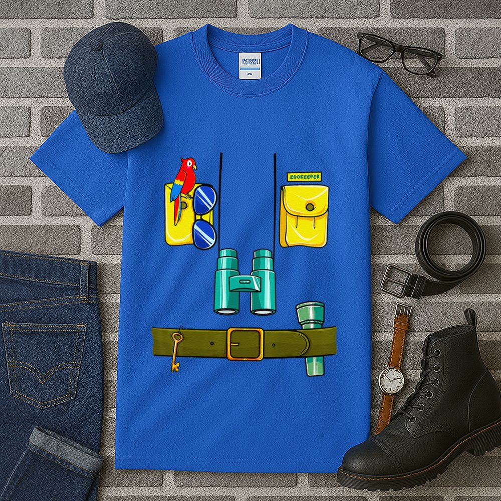 Zookeeper Costume Halloween DIY Jungle Safari Zoo Keeper Tall T-Shirt