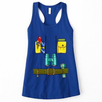 Zookeeper Costume Halloween DIY Jungle Safari Zoo Keeper Womens Tank Top