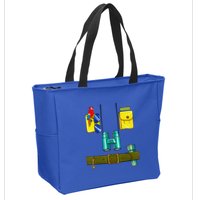 Zookeeper Costume Halloween DIY Jungle Safari Zoo Keeper Zip Tote Bag