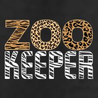 Zookeeper Costume Halloween Wildlife Zoo Keeper Gift 7 Panel Mesh Trucker Snapback Hat