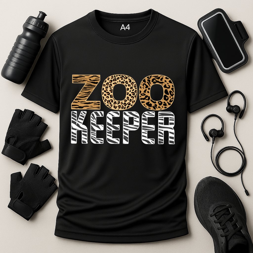 Zookeeper Costume Halloween Wildlife Zoo Keeper Gift Cooling Performance Crew T-Shirt