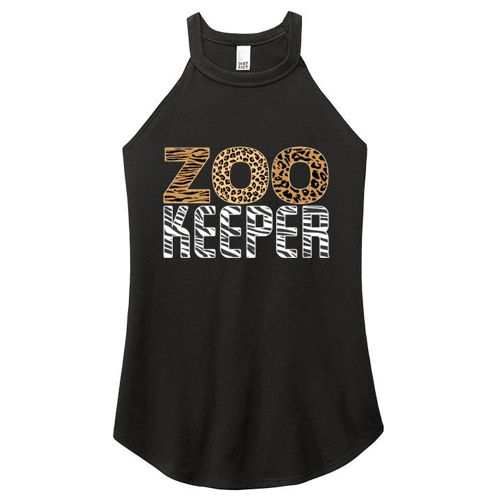 Zookeeper Costume Halloween Wildlife Zoo Keeper Gift Women's Perfect Tri Rocker Tank