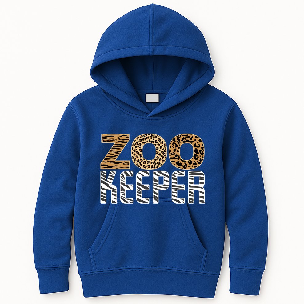 Zookeeper Costume Halloween Wildlife Zoo Keeper Gift Kids Hoodie
