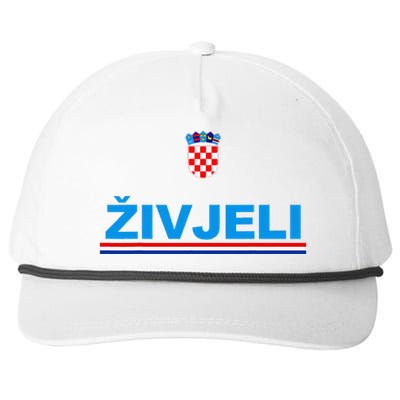 Zivjeli! Cheers In Croatian Snapback Five-Panel Rope Hat