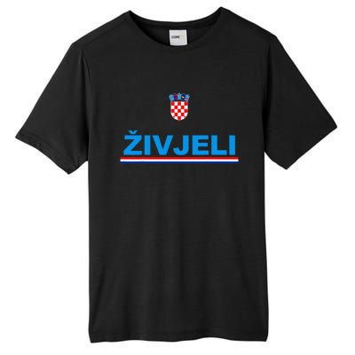 Zivjeli! Cheers In Croatian Tall Fusion ChromaSoft Performance T-Shirt