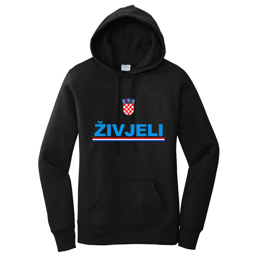 Zivjeli! Cheers In Croatian Women's Pullover Hoodie