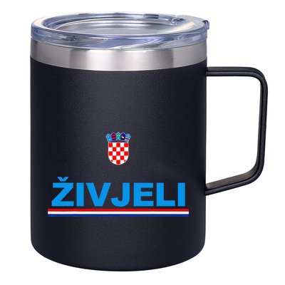 Zivjeli! Cheers In Croatian 12oz Stainless Steel Coffee Mug