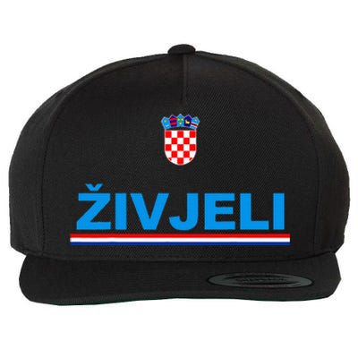 Zivjeli! Cheers In Croatian Wool Snapback Cap