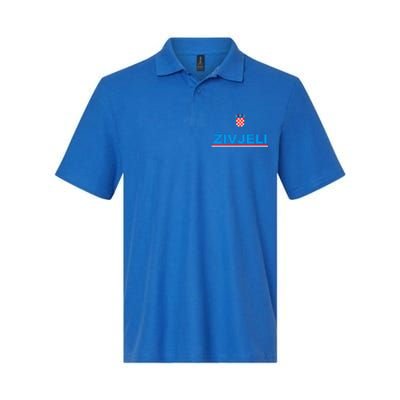 Zivjeli! Cheers In Croatian Softstyle Adult Sport Polo