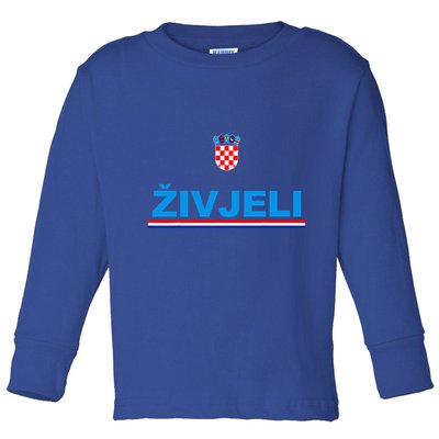 Zivjeli! Cheers In Croatian Toddler Long Sleeve Shirt