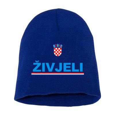 Zivjeli! Cheers In Croatian Short Acrylic Beanie